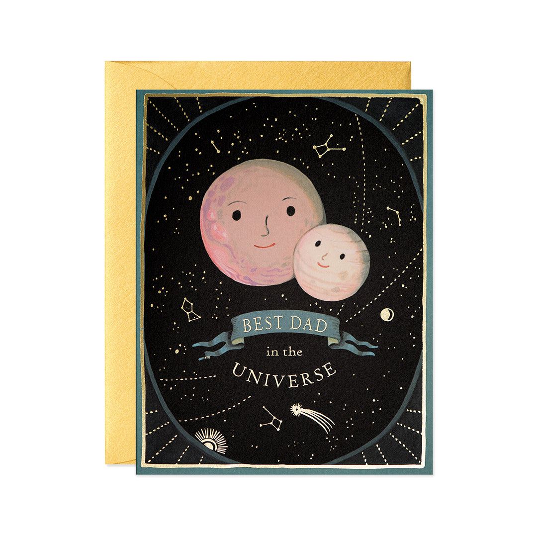 "Moon Dad" Note Card