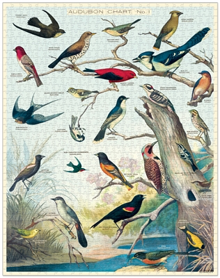Vintage Jigsaw Puzzle: Audubon Birds