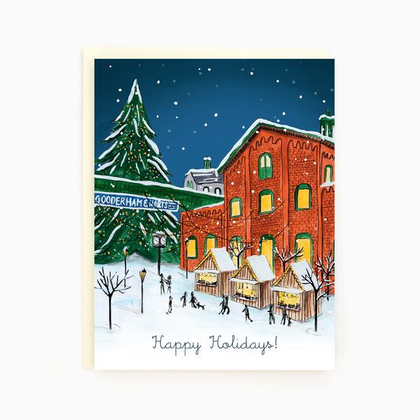 "Toronto: Happy Holidays" box of 8 assorted holiday cards