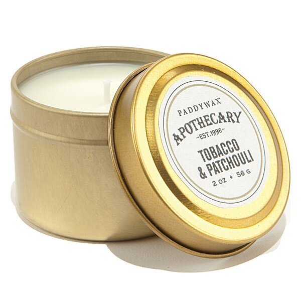 "Tobacco & Patchouli" 2oz. Apothecary Candle