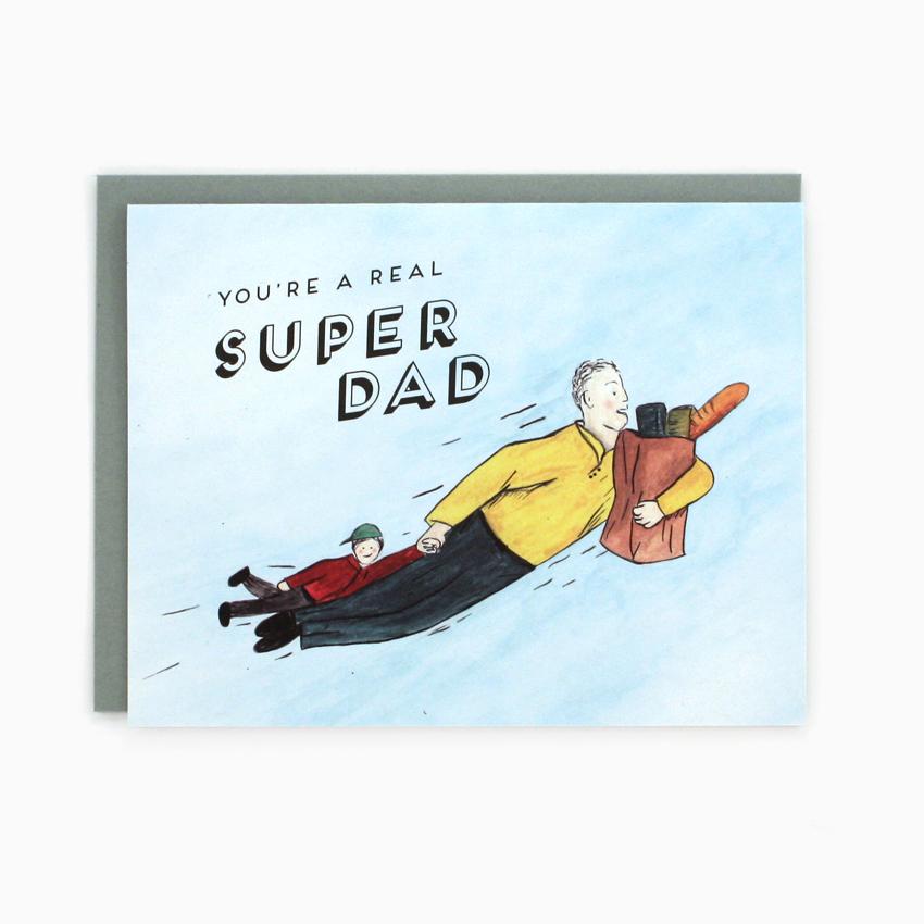 Super Dad Note Card