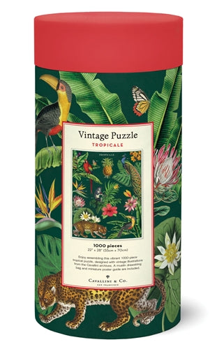 Vintage Jigsaw Puzzle: Tropicale