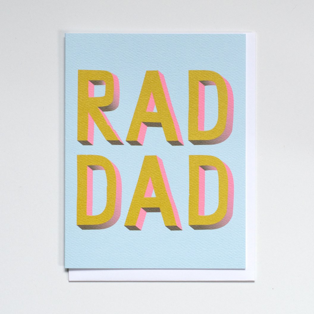Rad Dad Note Card
