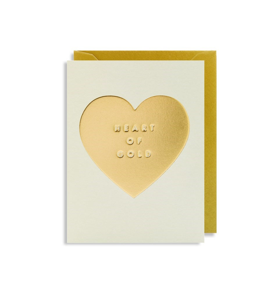 "Heart of Gold" Note Card