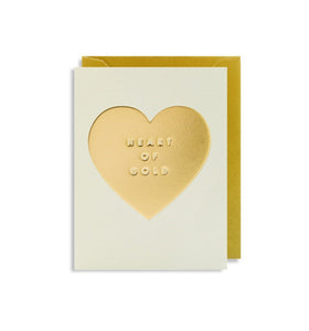 "Heart of Gold" Note Card