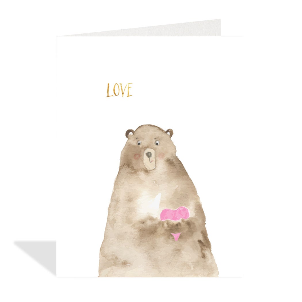 Love Bear Note Card