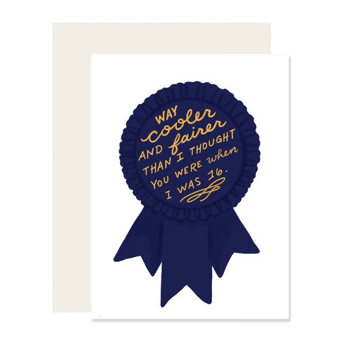 Cooler and Fairer Note Card