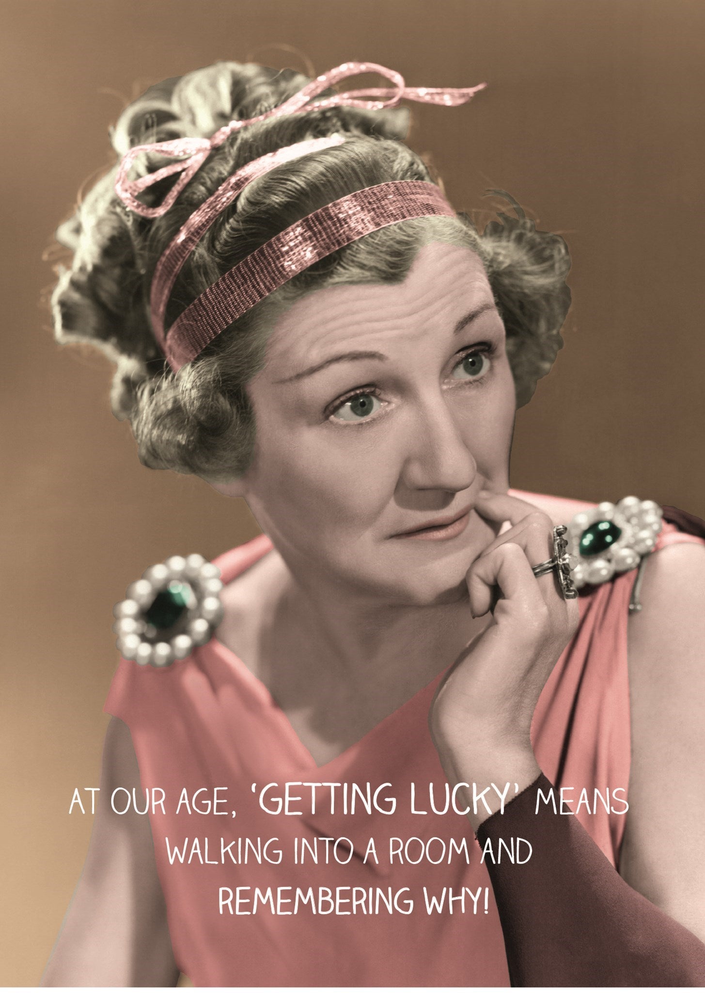 "Getting Lucky" Birthday Card
