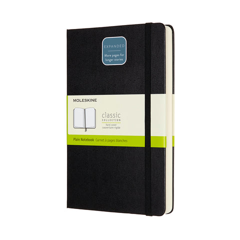 Moleskine Classic Notebook - Expanded Version - Plain Pages