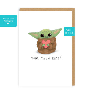 Mum! Yoda Best  Note Card
