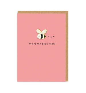"You're The Bees Knees" Enamel Pin + Note Card